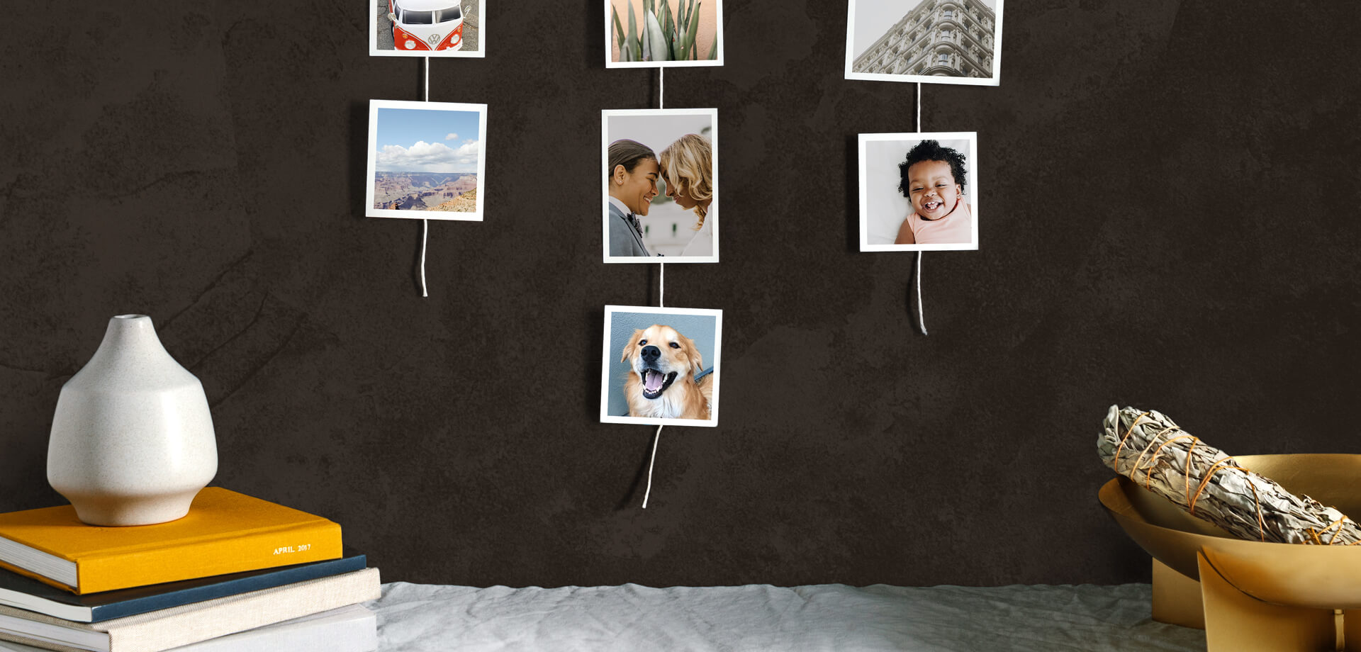 ways to hang up pictures