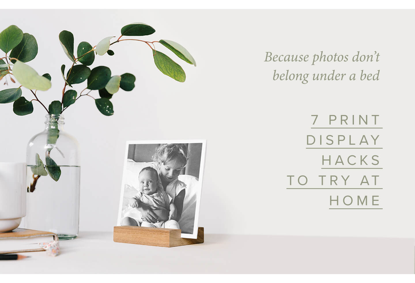 Because photos don't belong under a bed | 7 Print Display Hacks To Try At Home